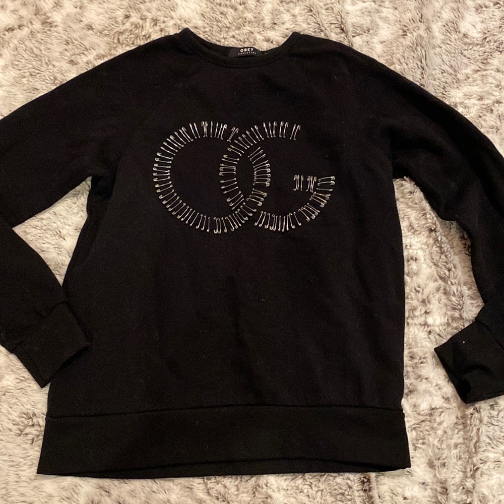 Black XS Obey Sweater